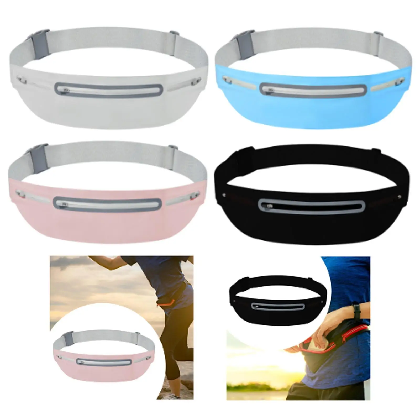 Running Belt Fanny Pack Phone Holder Lightweight Versatile Jogging Pouch Runner Pouch Belt for Climbing Hiking Camping Sports
Running Belt Fanny Pack Phone Holder Lightweight Versatile Jogging Pouch Runner Pouch Belt for Climbing Hiking Camping Sports