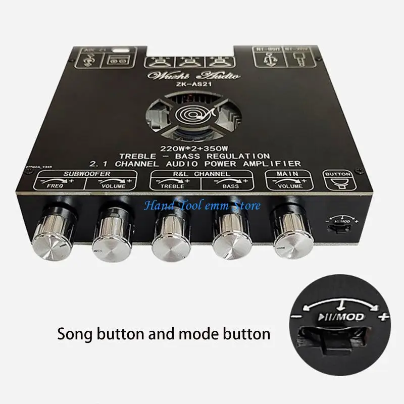 H37F TPA3251 Stereo Amplifier Board 1 Piece Bluetooth-compatible High Power Bass AMP 2.1 for CH 22Wx2+350W Amplifier Bo
H37F TPA3251 Stereo Amplifier Board 1 Piece Bluetooth-compatible High Power Bass AMP 2.1 for CH 22Wx2+350W Amplifier Bo