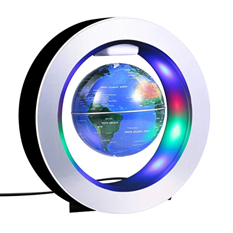 Maglev globe children's office ornament birthday gift round 4 inch luminous black technology
Maglev globe children's office ornament birthday gift round 4 inch luminous black technology