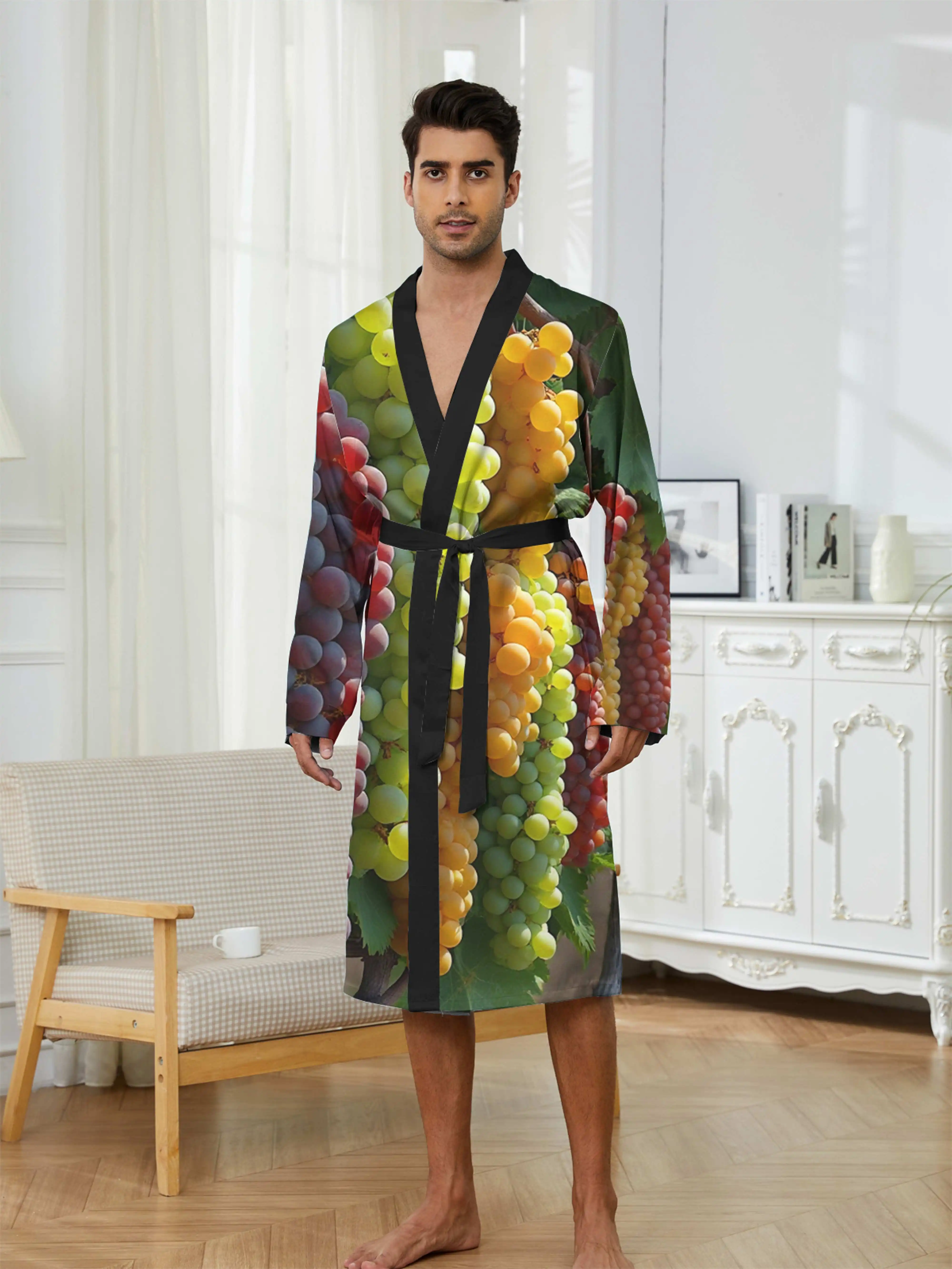 1pc Men's Robes 2026 Spring/Summer Sleepwear Graphic 3D Printed Robes Men's Bathrobe Men's Pajamas Polyester Bathrobe Men
1pc Men's Robes 2026 Spring/Summer Sleepwear Graphic 3D Printed Robes Men's Bathrobe Men's Pajamas Polyester Bathrobe Men