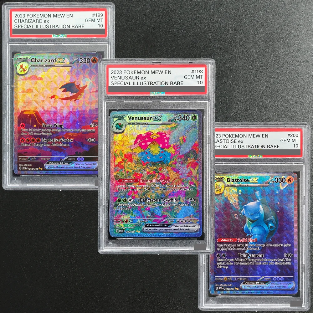 Self Made PTCG English Venusaur ex #198 Blastoise Charizard Special Illustration Rare 10Points Rating Game Card Toy
Self Made PTCG English Venusaur ex #198 Blastoise Charizard Special Illustration Rare 10Points Rating Game Card Toy
