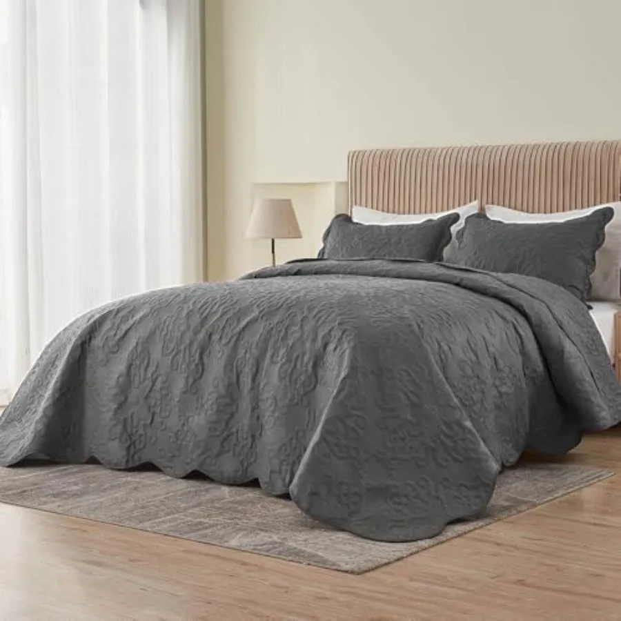 Комплект стеганого покрывала Size Bedspread: мягкое, легкое, 3 предмета (1 покрывало, 2 наволочки)
Комплект стеганого покрывала Size Bedspread: мягкое, легкое, 3 предмета (1 покрывало, 2 наволочки)