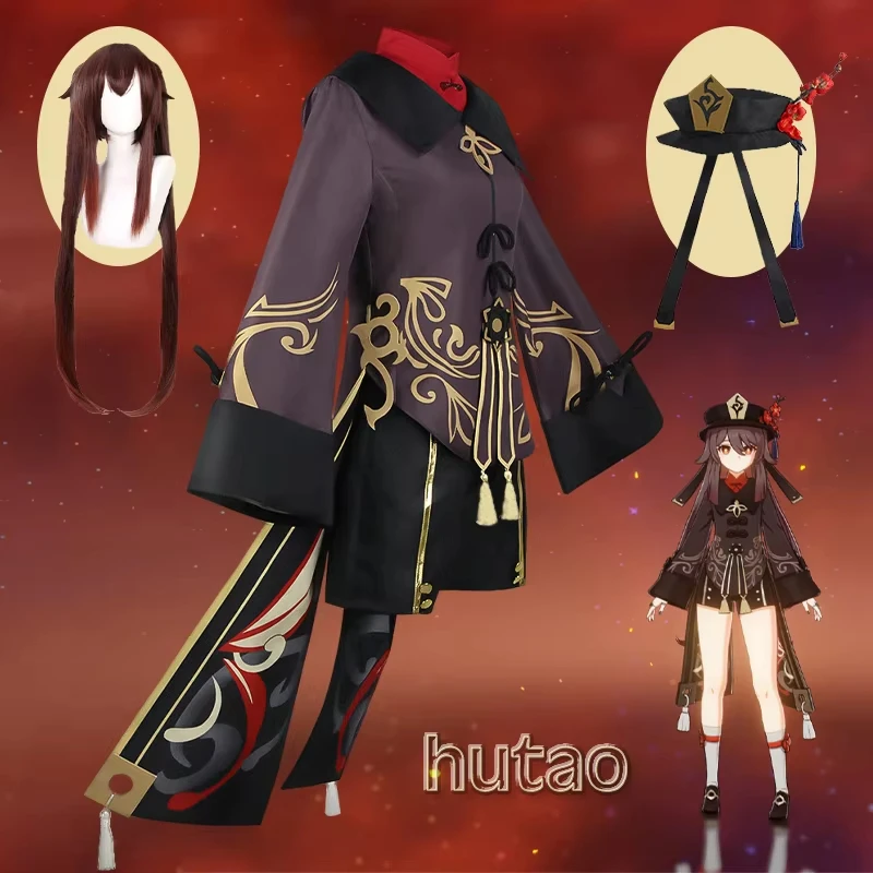 Game Genshinimpact Hutao Cosplay Costume Uniform Hanfu Cosplay Anime Game Chinese Style Halloween Anime Costume For Women
Game Genshinimpact Hutao Cosplay Costume Uniform Hanfu Cosplay Anime Game Chinese Style Halloween Anime Costume For Women