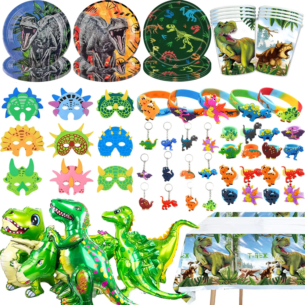 Jurassic World Dinosaur Birthday Decoration Paper Plates Foil Balloons Straws Silicone Bracelet Jurassic World Birthday Supplies
Jurassic World Dinosaur Birthday Decoration Paper Plates Foil Balloons Straws Silicone Bracelet Jurassic World Birthday Supplies
