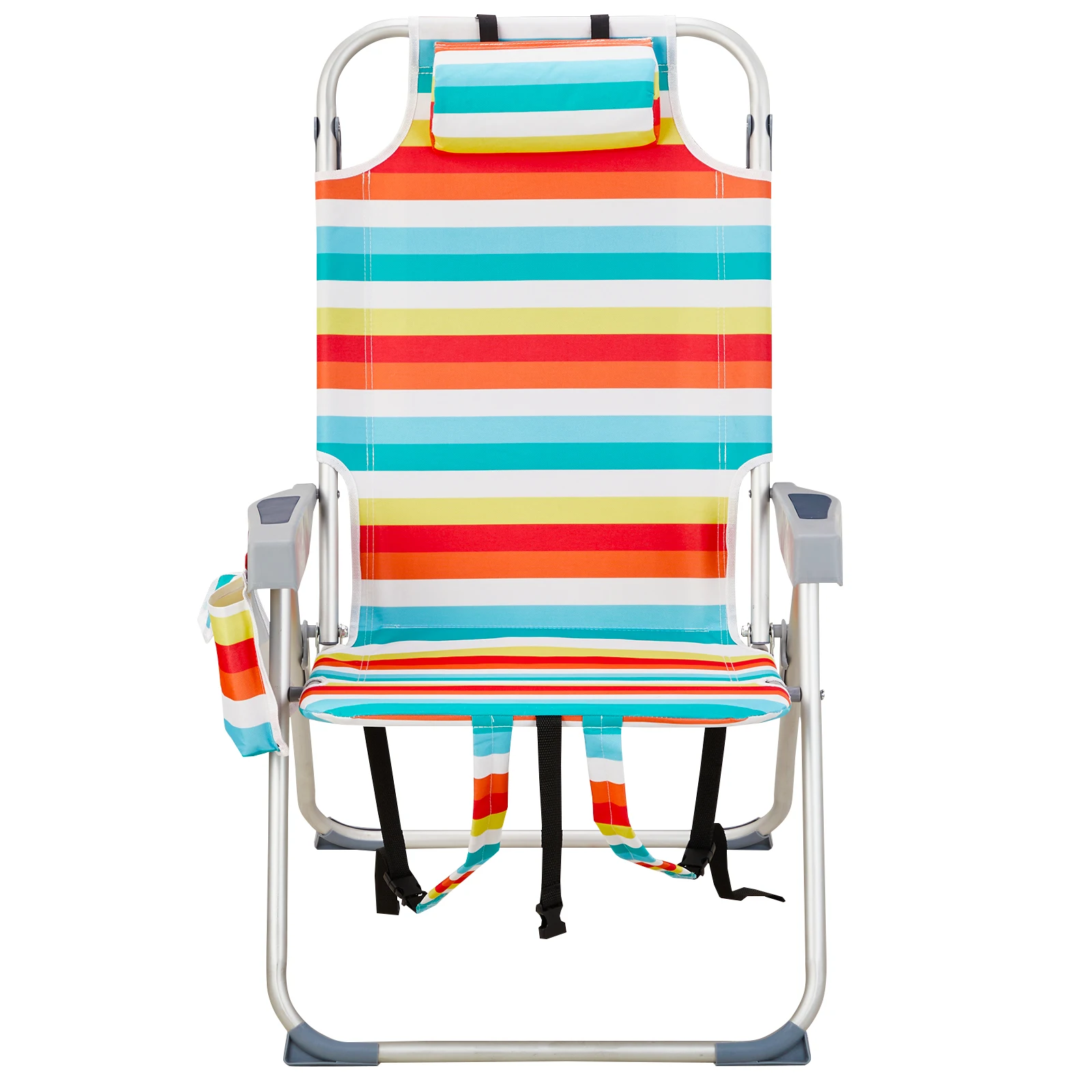 63*70*99cm Heightened Oxford Cloth Silver White Aluminum Tube Bearing 100kg Beach Chair Rainbow Stripes
63*70*99cm Heightened Oxford Cloth Silver White Aluminum Tube Bearing 100kg Beach Chair Rainbow Stripes