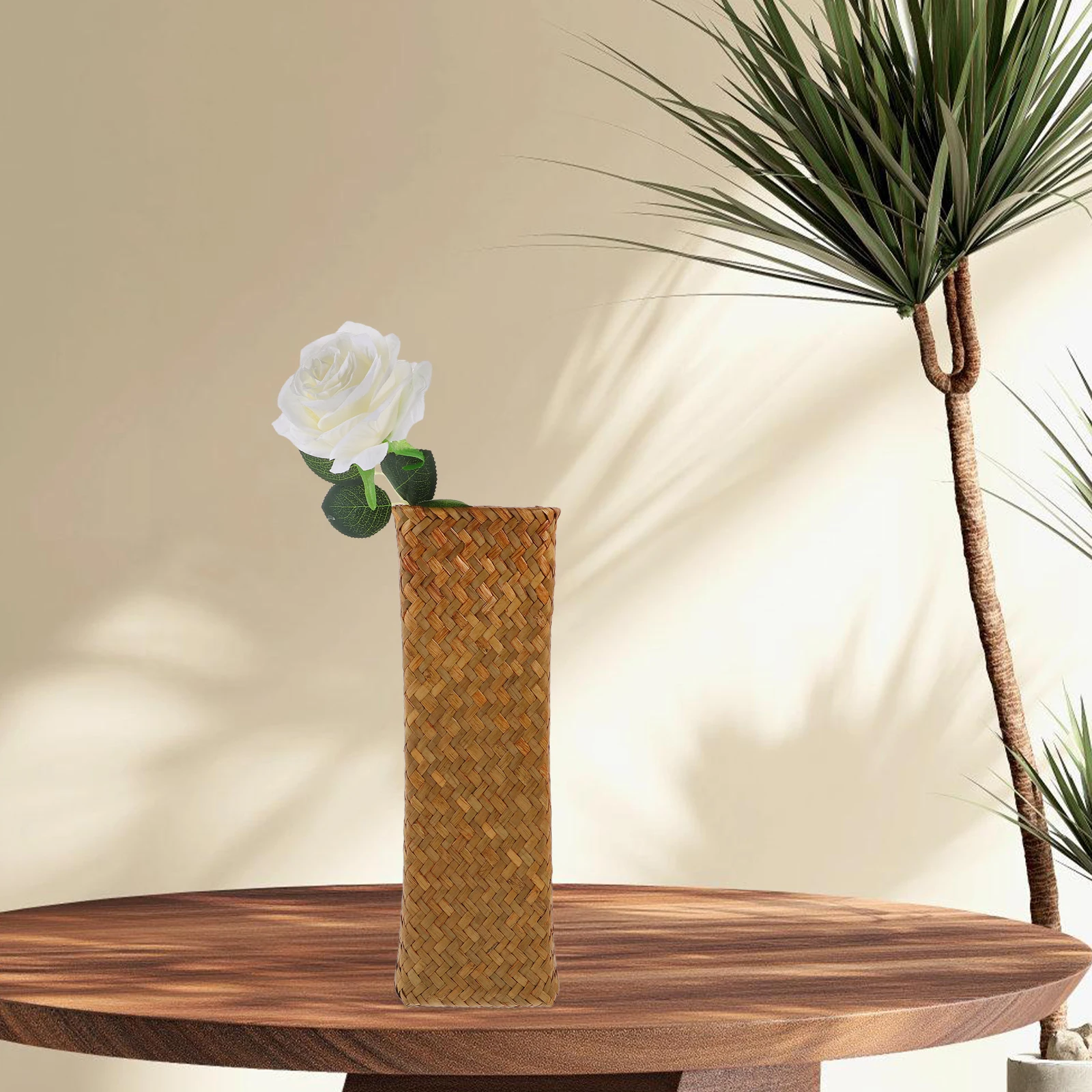 1pc Creative Seaweed Vase Straw Woven Flower Bucket for Home Office Dried Floral Arrangement Fresh Natural Decoration Easy Wipe
1pc Creative Seaweed Vase Straw Woven Flower Bucket for Home Office Dried Floral Arrangement Fresh Natural Decoration Easy Wipe