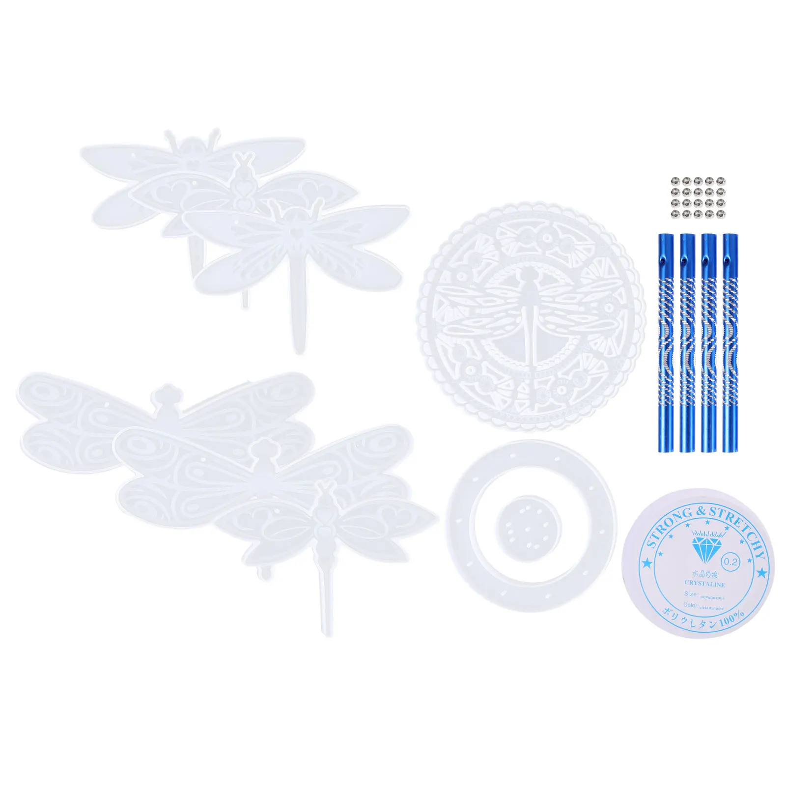 Wind Chime Pendant Molds Silicone Craft Kits DIY Epoxy Resin Jewelry Making Supplies Hanging Ornaments Accessories Dragonfly
Wind Chime Pendant Molds Silicone Craft Kits DIY Epoxy Resin Jewelry Making Supplies Hanging Ornaments Accessories Dragonfly
