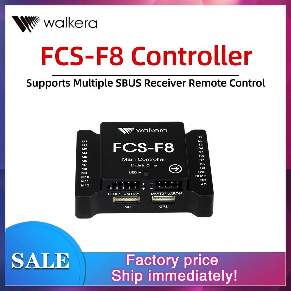 Система управления полетом Walkera FCS-F8 поддерживает многороторный самолет с фиксированным крылом, лодка, автомобиль
Система управления полетом Walkera FCS-F8 поддерживает многороторный самолет с фиксированным крылом, лодка, автомобиль