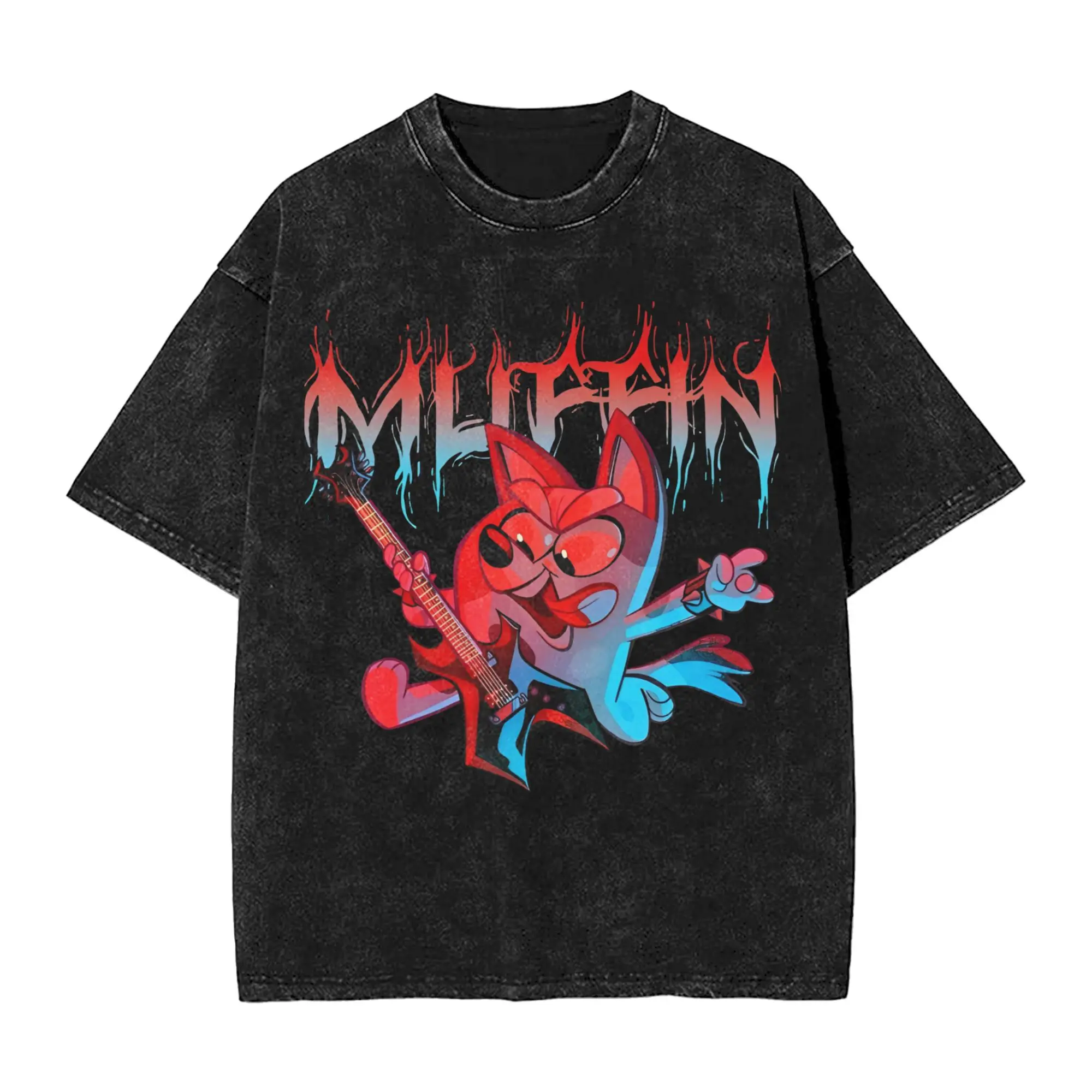 Промытые футболки Muffin Metal Guitarist, винтажные футболки в стиле хип-хоп, уличная одежда больших размеров, топы из 100% хлопка с принтом, футболки для мужчин и женщин
Промытые футболки Muffin Metal Guitarist, винтажные футболки в стиле хип-хоп, уличная одежда больших размеров, топы из 100% хлопка с принтом, футболки для мужчин и женщин