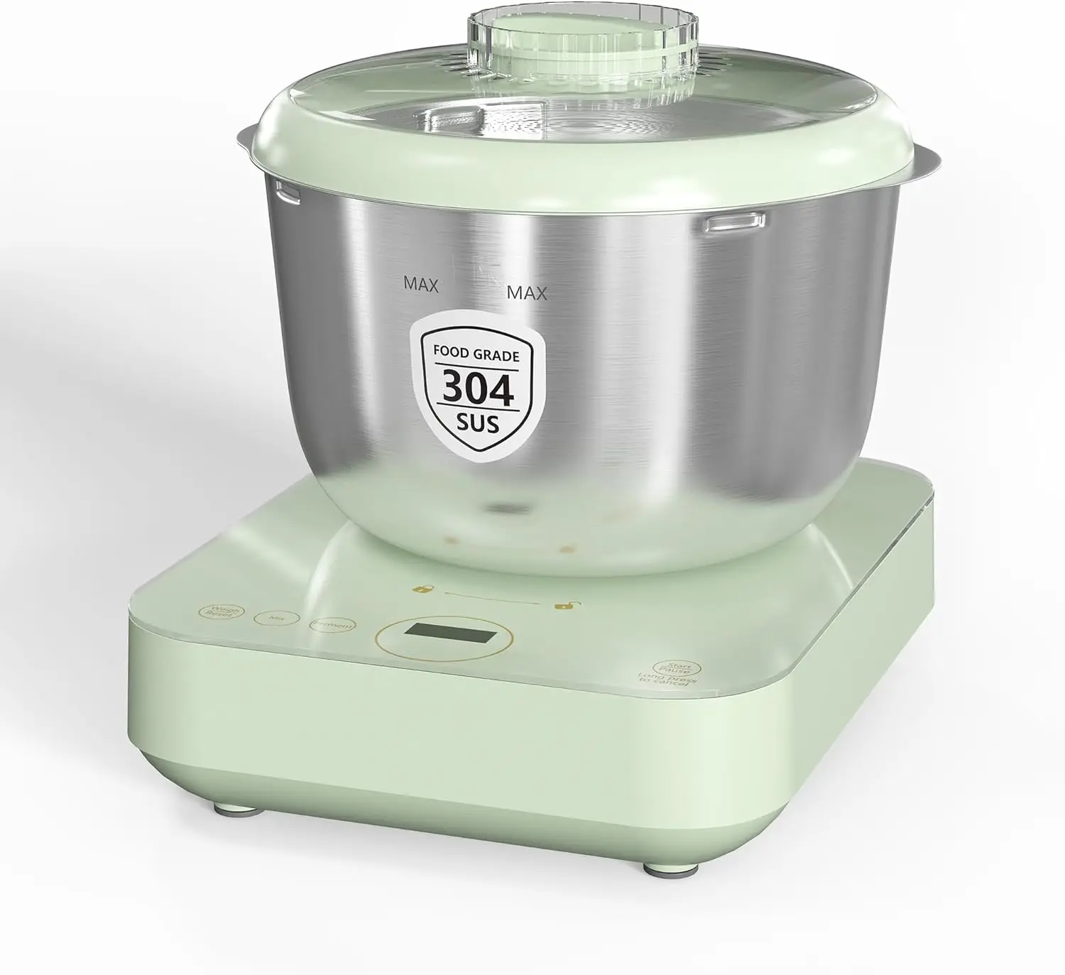 Electric Dough Maker with Ferment Weighing Function 5 2QT Dough Mixer with 304 Stainless Steel Bowl Flour Kneading Machine
Electric Dough Maker with Ferment Weighing Function 5 2QT Dough Mixer with 304 Stainless Steel Bowl Flour Kneading Machine