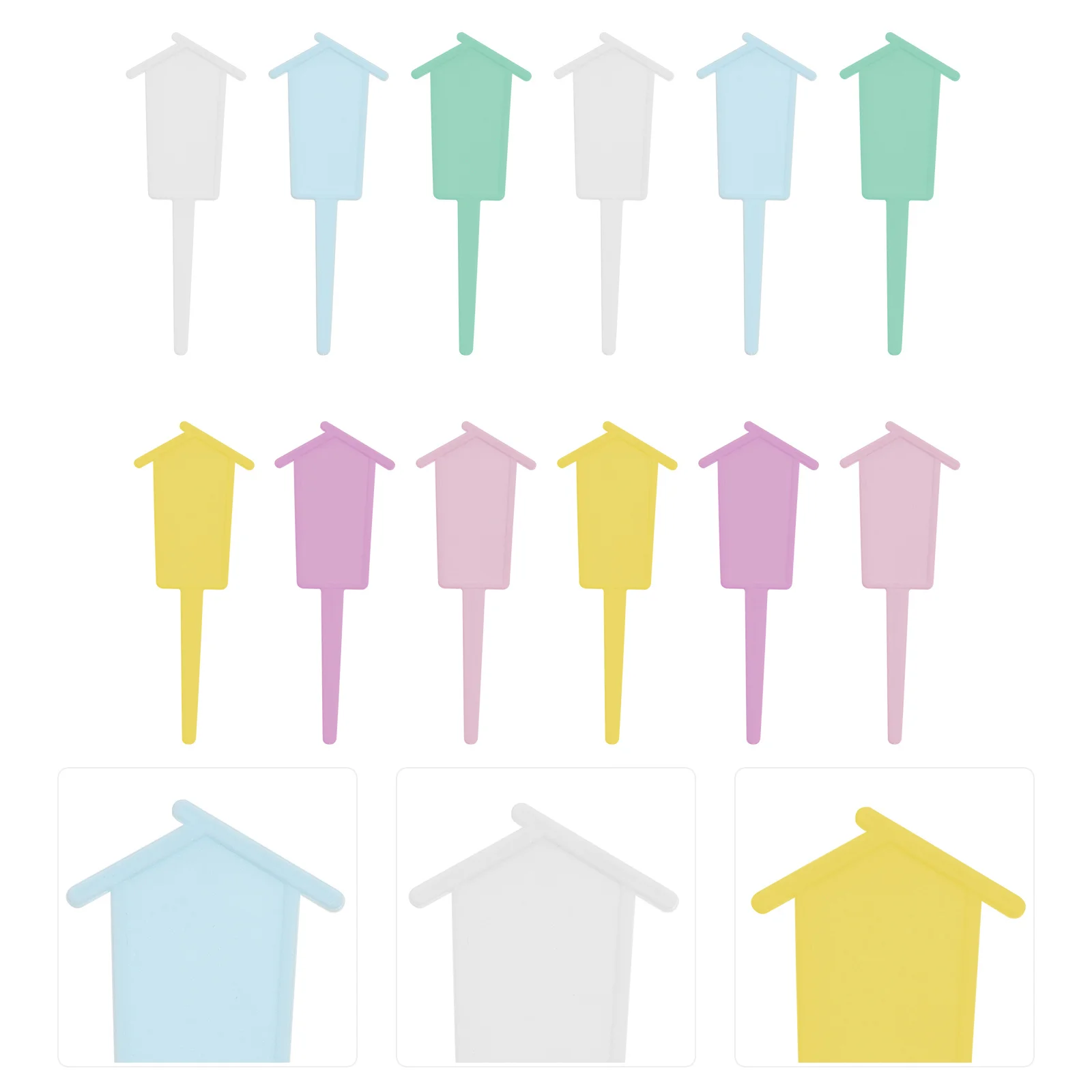 60pcs Garden Labels Plastic Plant Markers Reusable Flower Labels Blank Plant Sign Tag For Gardening Accessories
60pcs Garden Labels Plastic Plant Markers Reusable Flower Labels Blank Plant Sign Tag For Gardening Accessories