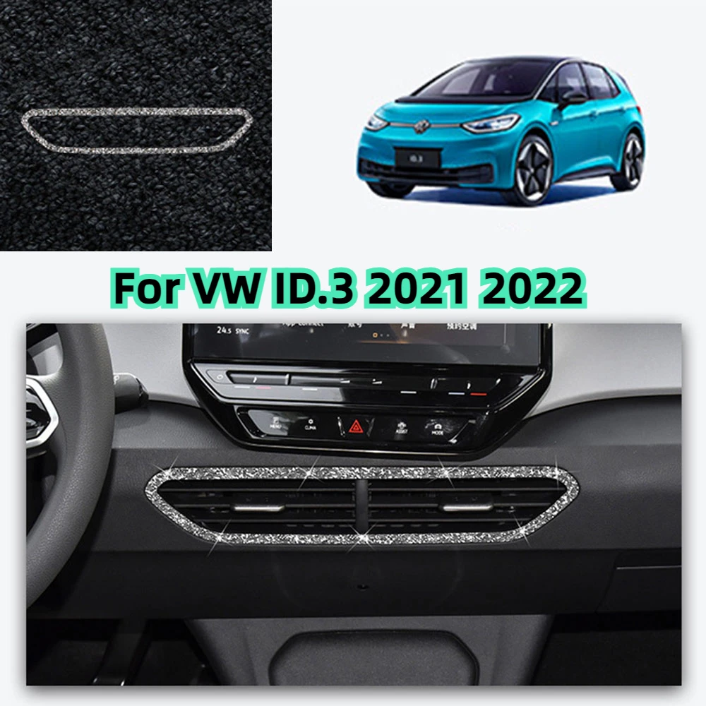 For Volkswagen VW ID3 ID.3 2021 2022 Car Air Outlet Decoration Strip Bling Diamond Sticker Car Interior Tuning Accessories
For Volkswagen VW ID3 ID.3 2021 2022 Car Air Outlet Decoration Strip Bling Diamond Sticker Car Interior Tuning Accessories