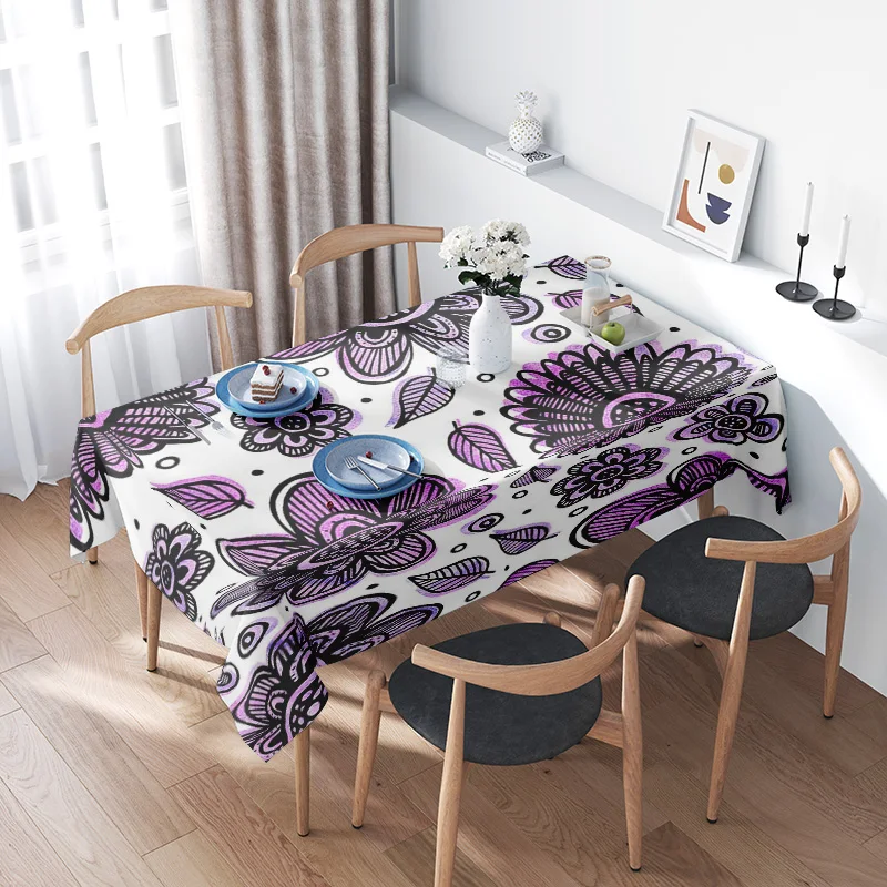 Patterned Tablecloth Decorative Floral Print 100% Cotton Linen Cover for Home Kitchen Dining Room Decoration Supplies
Patterned Tablecloth Decorative Floral Print 100% Cotton Linen Cover for Home Kitchen Dining Room Decoration Supplies