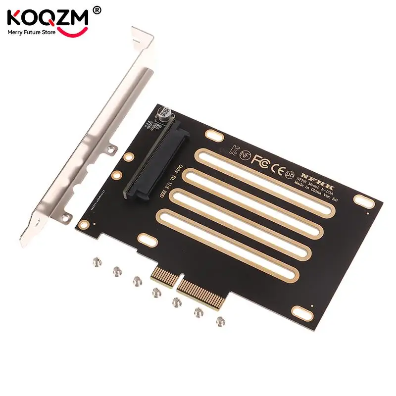 U.3 SSD U3 Kit SFF-8639 to PCI-E 4.0 X4 Lane Host Adapter Card for Motherboard PM1735 NVMe PCIe SSD Converter Card PCIe x4
U.3 SSD U3 Kit SFF-8639 to PCI-E 4.0 X4 Lane Host Adapter Card for Motherboard PM1735 NVMe PCIe SSD Converter Card PCIe x4