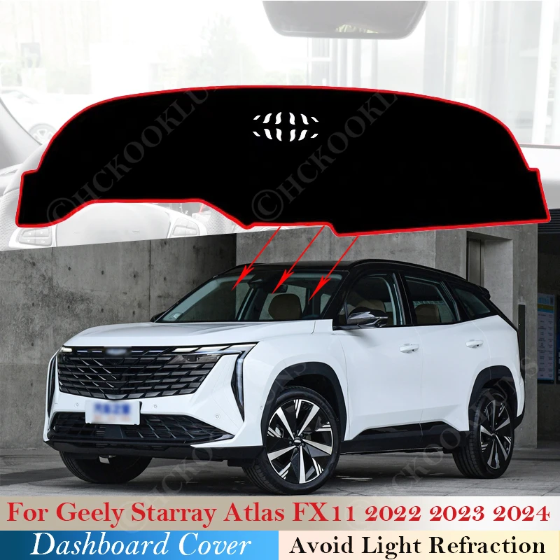 Dashboard Cover Sun Shade Mats For Geely Starray Atlas FX11 2022 ~ 2024 Accessories Avoid Light Pads Anti-UV Case Carpets 2023
Dashboard Cover Sun Shade Mats For Geely Starray Atlas FX11 2022 ~ 2024 Accessories Avoid Light Pads Anti-UV Case Carpets 2023