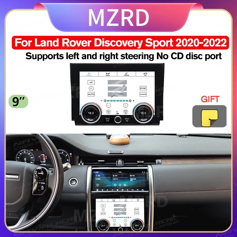 MZRD 9" Upgrade For Land Rover Discovery Sport 2020-2022 Air Conditioning Climate Control LCD Screen Touch Screen AC Panel
MZRD 9" Upgrade For Land Rover Discovery Sport 2020-2022 Air Conditioning Climate Control LCD Screen Touch Screen AC Panel