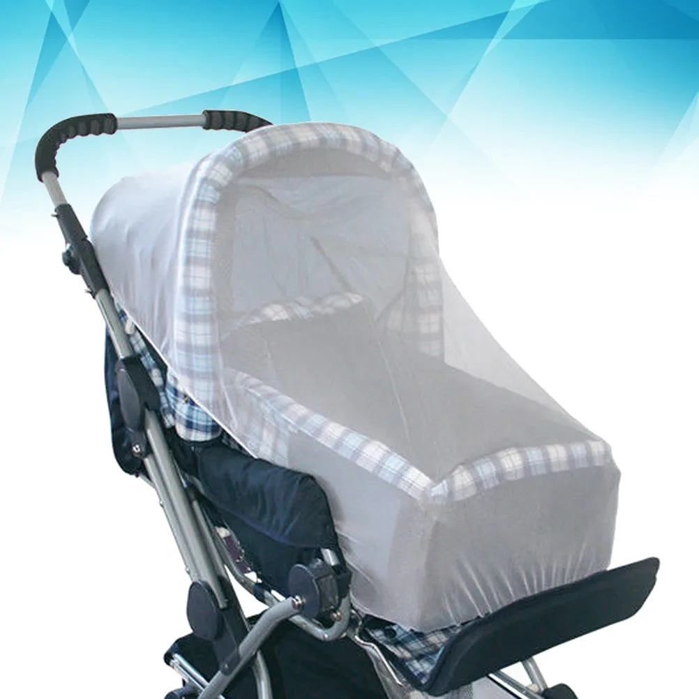 White Baby Stroller Mosquito Net Full Coverage Folding Travel Net Premium Breathable Fabric Safe Comfortable for Infant Outdoor
White Baby Stroller Mosquito Net Full Coverage Folding Travel Net Premium Breathable Fabric Safe Comfortable for Infant Outdoor