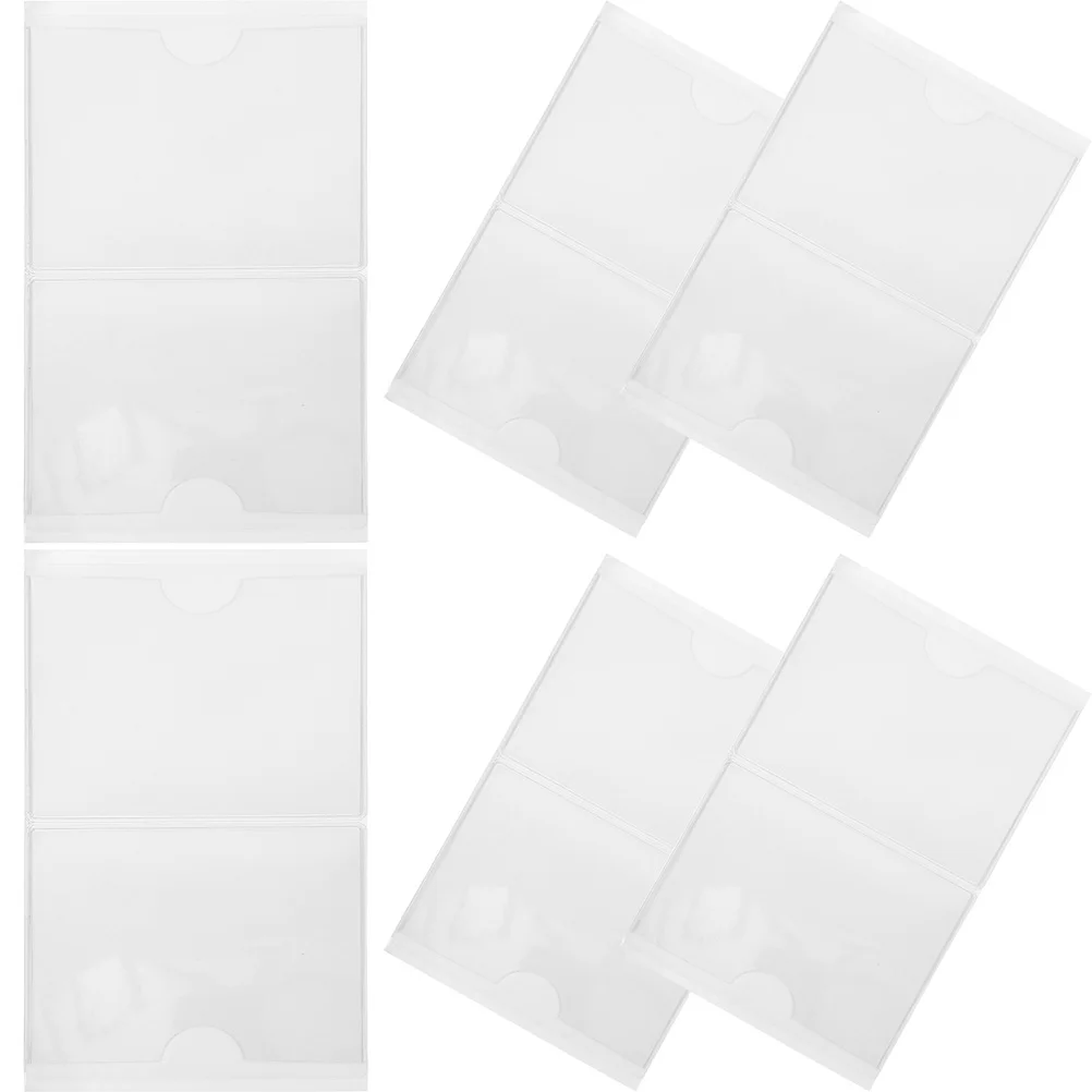12pcs Self Adhesive Label Card Clip Transparent Plastic Pockets Index Organizer Library Sleeves Tag Sturdy PVC
12pcs Self Adhesive Label Card Clip Transparent Plastic Pockets Index Organizer Library Sleeves Tag Sturdy PVC