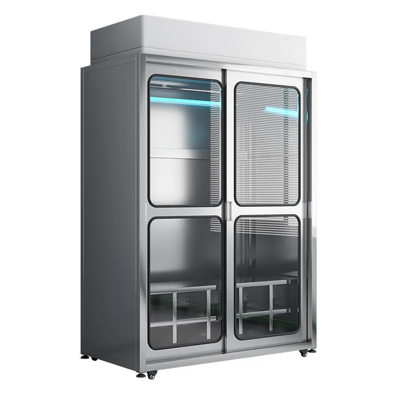 Efficient filtration staff clothing locker, 100-level purification workshop stainless steel locker
Efficient filtration staff clothing locker, 100-level purification workshop stainless steel locker