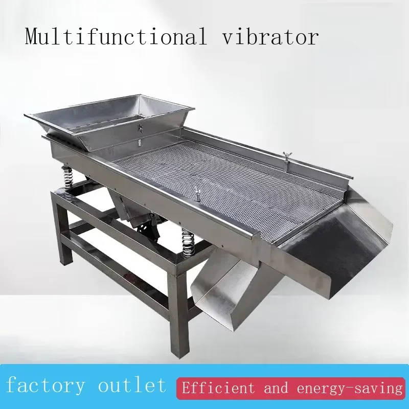 50*120cm Food sieve machin vibrating electric screen shock Large granular material screening machine single layer sieves
50*120cm Food sieve machin vibrating electric screen shock Large granular material screening machine single layer sieves