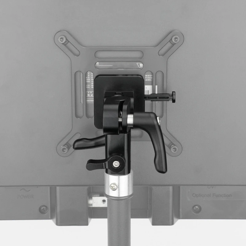 Lightweight V Lock Quick Release Mount V Lock to C Stand Adapter for Studio
Lightweight V Lock Quick Release Mount V Lock to C Stand Adapter for Studio