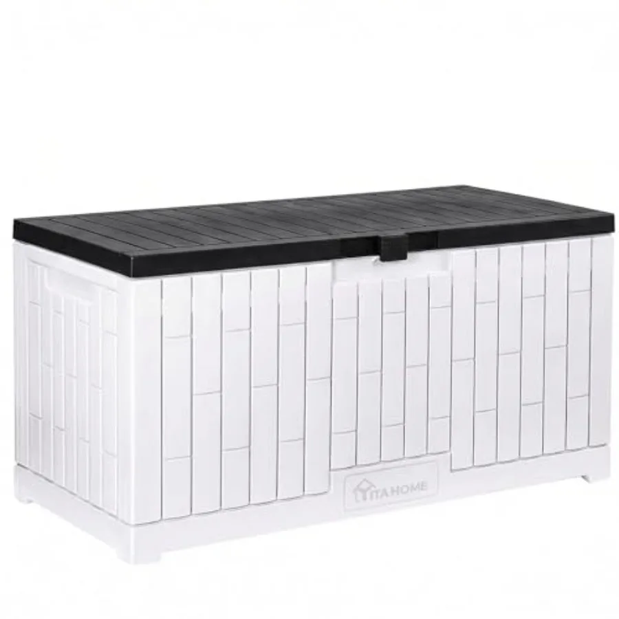 Large Deck Box Resin Outdoor Storage Box w/Slide-Locking Lid, Patio Storage Bin for Outdoor Pillows, Garden Tools and Pool Supp
Large Deck Box Resin Outdoor Storage Box w/Slide-Locking Lid, Patio Storage Bin for Outdoor Pillows, Garden Tools and Pool Supp
