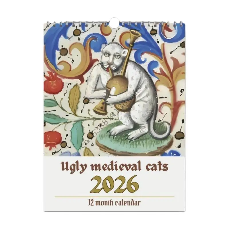 594F 2026 Уникальный настенный календарь с мультяшной иллюстрацией Бумага премиум-класса Настенный подвесной календарь Идеально
594F 2026 Уникальный настенный календарь с мультяшной иллюстрацией Бумага премиум-класса Настенный подвесной календарь Идеально