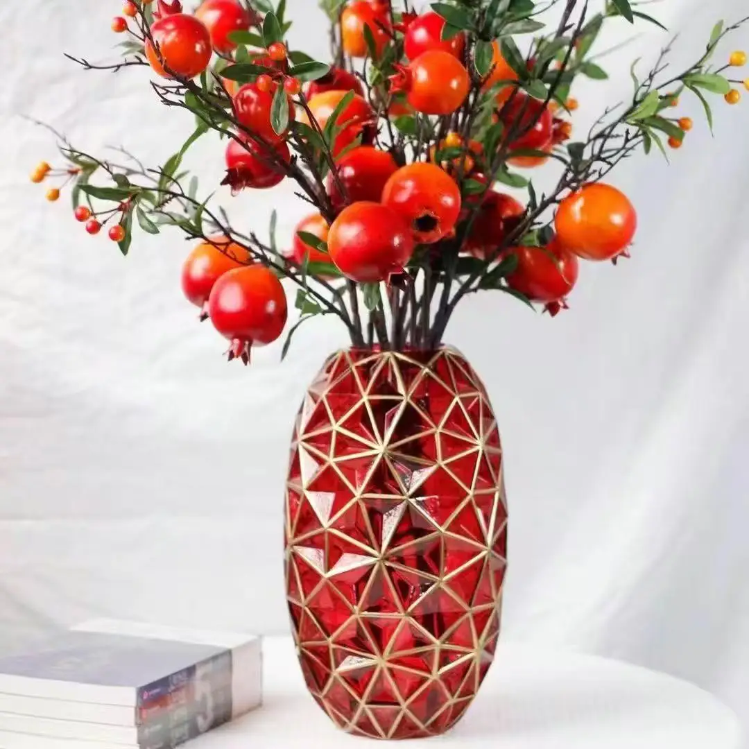 &c 30X7.5CM Luxury-lite Style Glass Vase for the Living Room - Dried Flower Decorative Item
&c 30X7.5CM Luxury-lite Style Glass Vase for the Living Room - Dried Flower Decorative Item