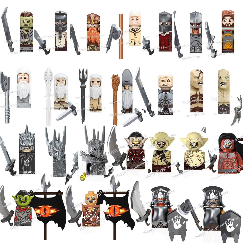 TV6409 TV6410 Gothmog Sauron Bolg Azog Gandalf Saruman Gimli Orcs Isildur Anime Bricks Dolls Building Blocks Assembling Toys
TV6409 TV6410 Gothmog Sauron Bolg Azog Gandalf Saruman Gimli Orcs Isildur Anime Bricks Dolls Building Blocks Assembling Toys