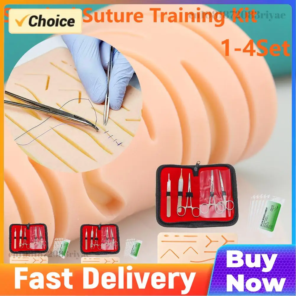 Набор из 4-х тренировочных подушечек для наложения швов с имитацией ран, модель травматической кожи человека, для студентов-медиков, лабораторное оборудование для наложения швов
Набор из 4-х тренировочных подушечек для наложения швов с имитацией ран, модель травматической кожи человека, для студентов-медиков, лабораторное оборудование для наложения швов