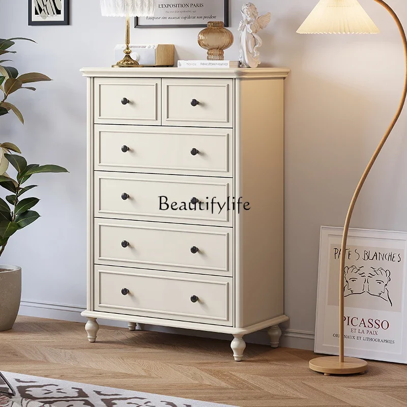 American white living room wall storage cabinet solid wood cream wind bedroom storage locker
American white living room wall storage cabinet solid wood cream wind bedroom storage locker