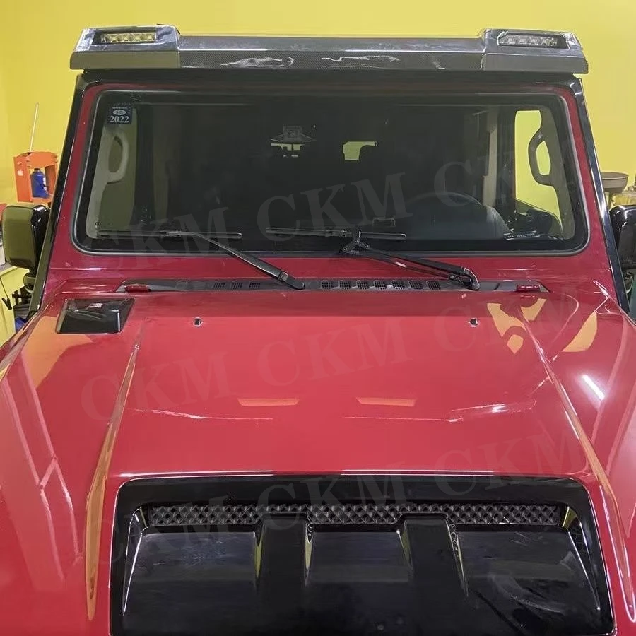 Спойлер на крышу из углеродного волокна со светодиодными фонарями для Mercedes Benz G Class W463 G500 G55 G65 Wagon 2015+
Спойлер на крышу из углеродного волокна со светодиодными фонарями для Mercedes Benz G Class W463 G500 G55 G65 Wagon 2015+