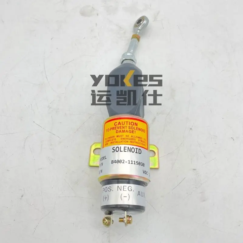 B4002-1115030 PC60-7 24V 12V Fuel Shutoff Stop Flameout Solenoid Valve PC120-7 PC200-7 for Komatsu Parts Excavator Accessories
B4002-1115030 PC60-7 24V 12V Fuel Shutoff Stop Flameout Solenoid Valve PC120-7 PC200-7 for Komatsu Parts Excavator Accessories