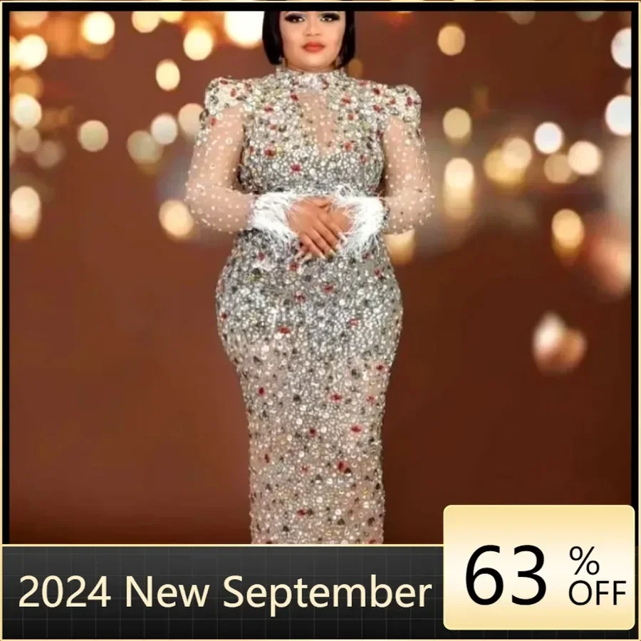 Customized Customized Sexy Elastic Mesh African Dresses for Women 2024 Full Diamond Luxury Long Maxi Dress Summer African Clothe
Customized Customized Sexy Elastic Mesh African Dresses for Women 2024 Full Diamond Luxury Long Maxi Dress Summer African Clothe