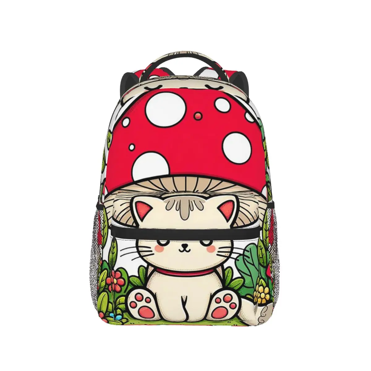 Cartoon Mushroom Cat Design Backpack Hot Sale Daypack Large Capacity Children BookBag School Bag Shoulder Bags for Men Women
Cartoon Mushroom Cat Design Backpack Hot Sale Daypack Large Capacity Children BookBag School Bag Shoulder Bags for Men Women