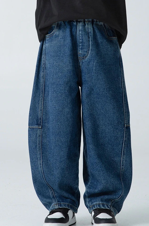Childrens Pants Spring Korean Style Western-style Denim Curved Knife Pants Casual Daily Versatile Temperament Wear
Childrens Pants Spring Korean Style Western-style Denim Curved Knife Pants Casual Daily Versatile Temperament Wear