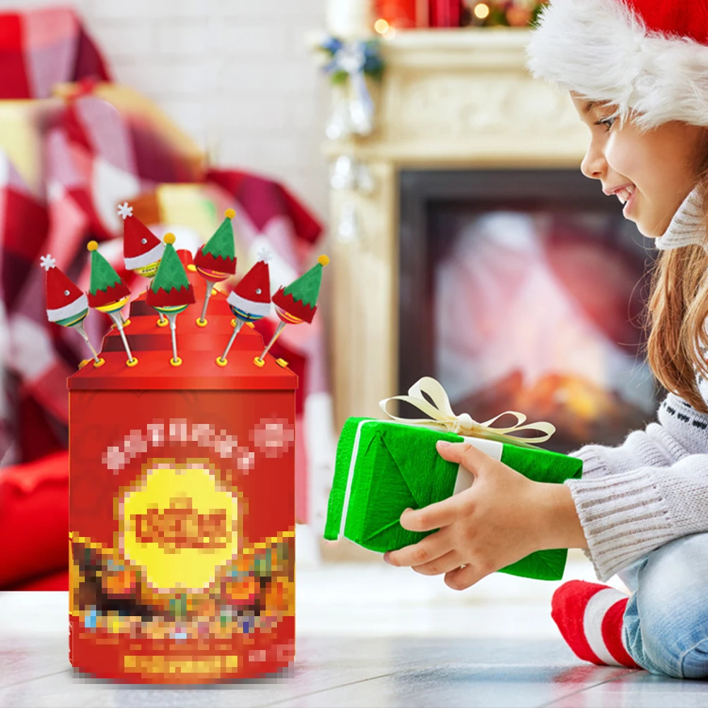 6 Pcs Mini Santa Hat Cylinder Christmas Adults Hats New Year Decor Miniature Straw Little Lollipop Child
6 Pcs Mini Santa Hat Cylinder Christmas Adults Hats New Year Decor Miniature Straw Little Lollipop Child