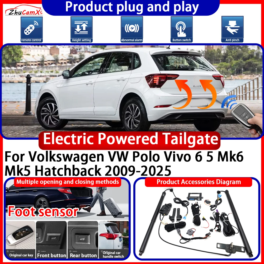 Powered Tailgate for Volkswagen VW Polo Vivo 6 5 Mk6 Mk5 Hatchback 2009-2025 anti pinch Smart Intelligent Control Gate Lift Kit
Powered Tailgate for Volkswagen VW Polo Vivo 6 5 Mk6 Mk5 Hatchback 2009-2025 anti pinch Smart Intelligent Control Gate Lift Kit