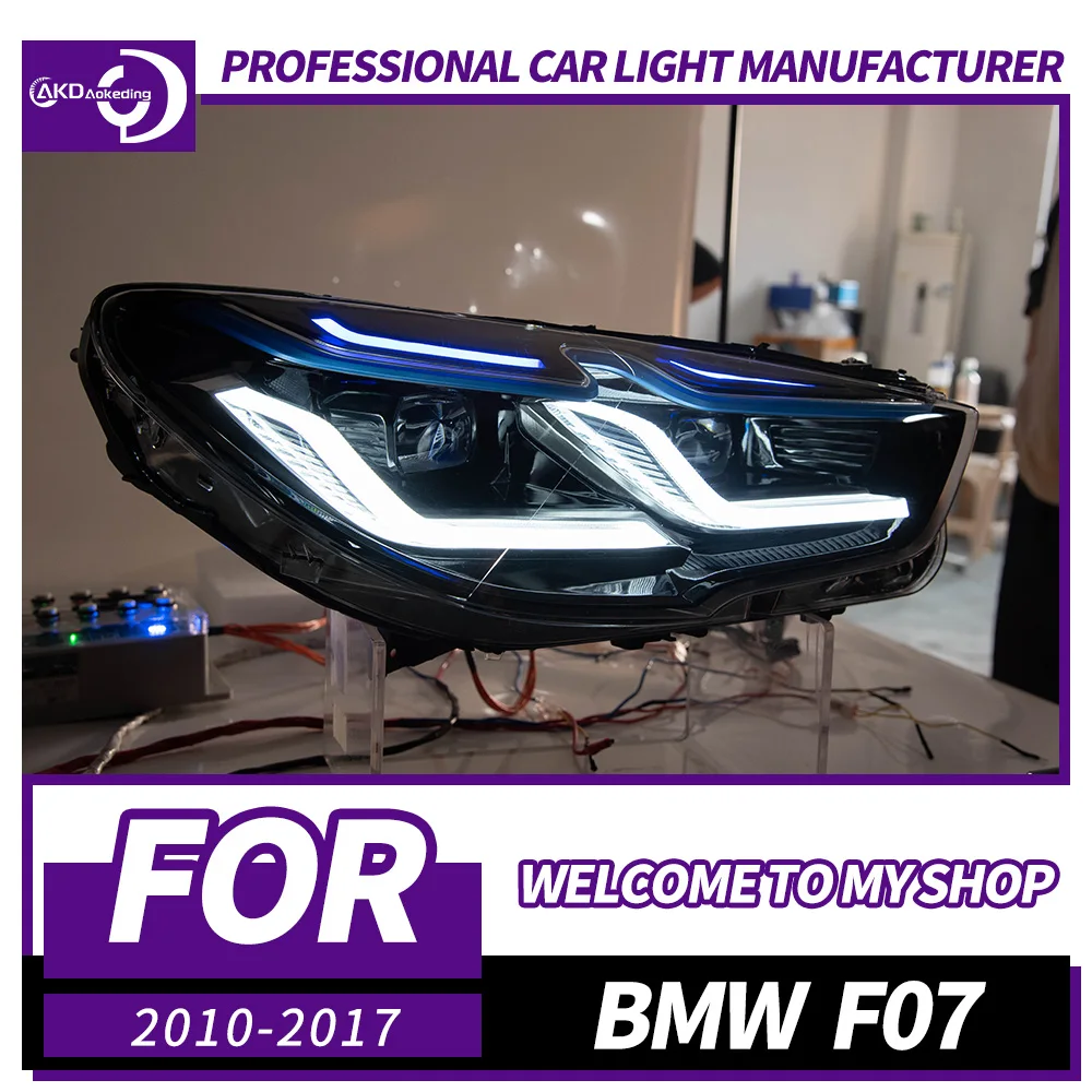 AKD Head Lamp for BMW F07 5GT LED Headlight 2010-2017 Headlights 5 Series GT DRL Turn Signal High Beam Angel Eye Projector Lens
AKD Head Lamp for BMW F07 5GT LED Headlight 2010-2017 Headlights 5 Series GT DRL Turn Signal High Beam Angel Eye Projector Lens