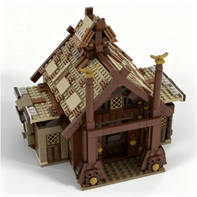 MOC Small Particle Building Blocks Viking Building House Castle Model Toy Gift Set 186205
MOC Small Particle Building Blocks Viking Building House Castle Model Toy Gift Set 186205