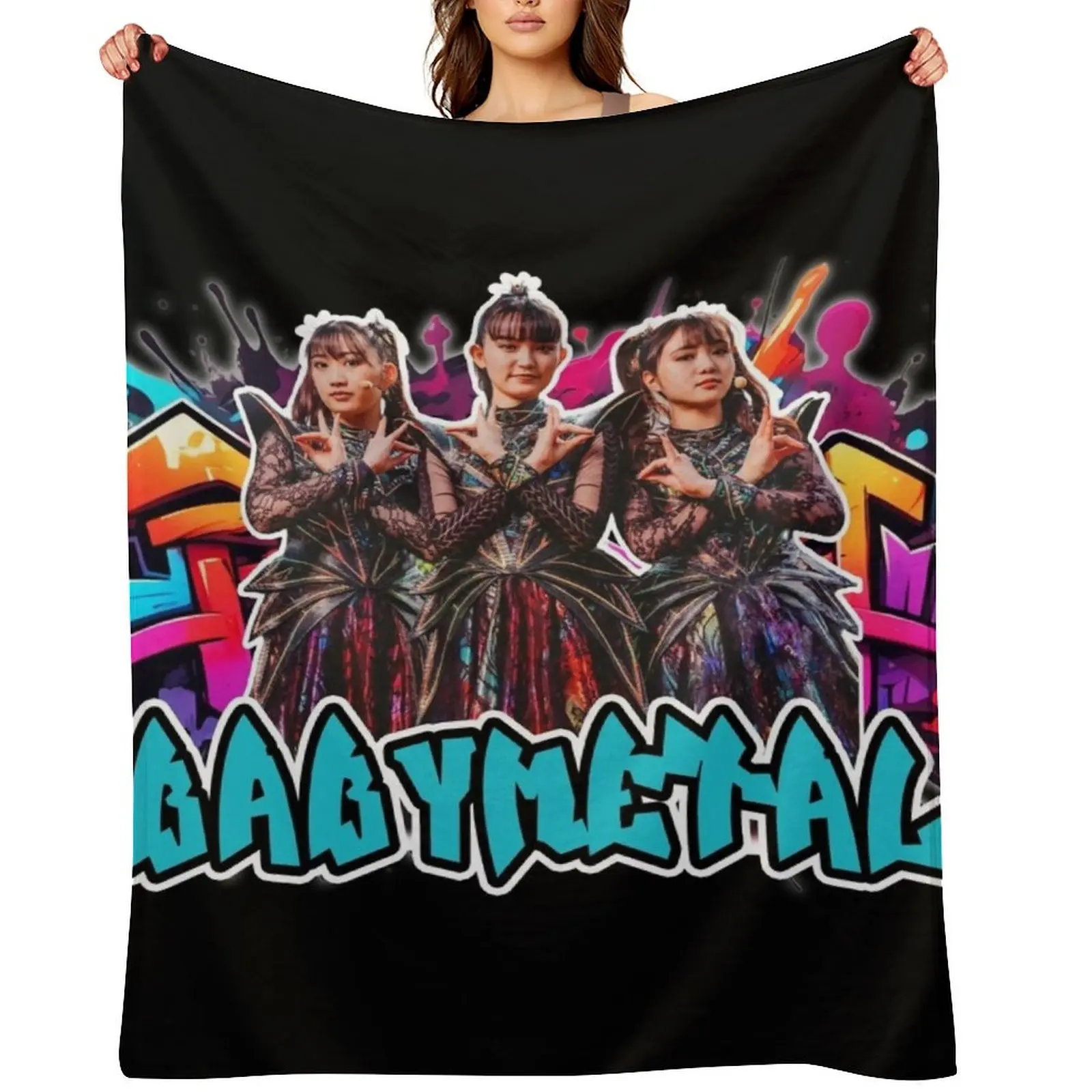 BABYMETAL, Graffiti Logo, Unique Fan Art Throw Blanket Stuffeds Baby Decorative Beds Luxury Throw Blankets
BABYMETAL, Graffiti Logo, Unique Fan Art Throw Blanket Stuffeds Baby Decorative Beds Luxury Throw Blankets
