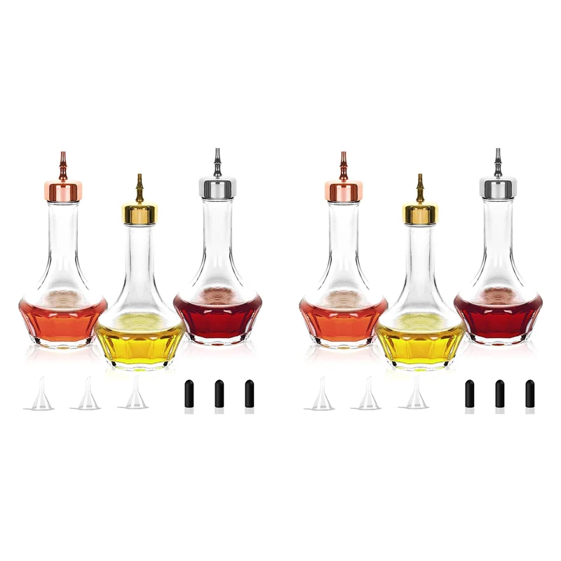 Bitters Bottle Set Of 6-1.7Oz/50Ml Dasher Bottles Top Professional Bar Tool For Making Craft Home Bar And Restaurant
Bitters Bottle Set Of 6-1.7Oz/50Ml Dasher Bottles Top Professional Bar Tool For Making Craft Home Bar And Restaurant