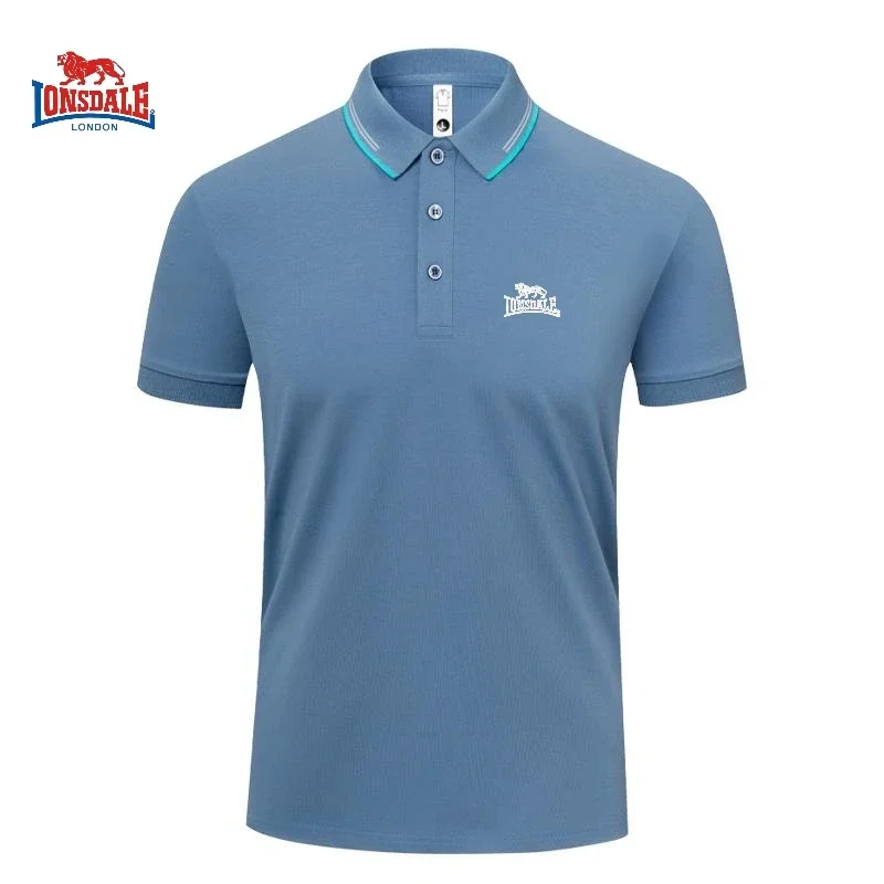 Men's new high-quality embroidered logo polo shirt, summer business casual fashion breathable short sleeved top
Men's new high-quality embroidered logo polo shirt, summer business casual fashion breathable short sleeved top
