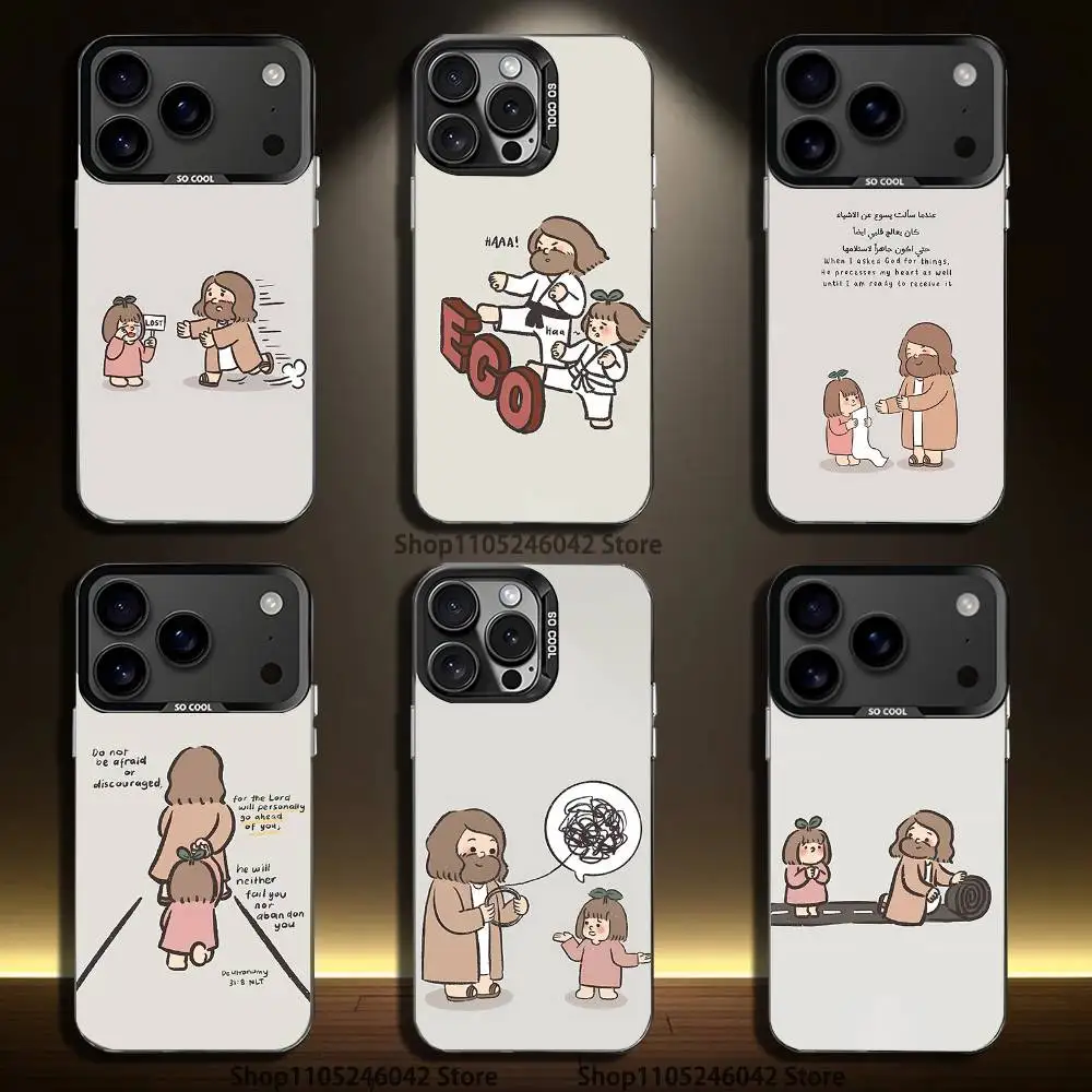 Funny Cartoon Jesus Girl For iPhone 17,16,15,14,13,12,11,Mini,Pro,E,SE4,XS,MAX Black Shockproof Candy Matte Cover
Funny Cartoon Jesus Girl For iPhone 17,16,15,14,13,12,11,Mini,Pro,E,SE4,XS,MAX Black Shockproof Candy Matte Cover