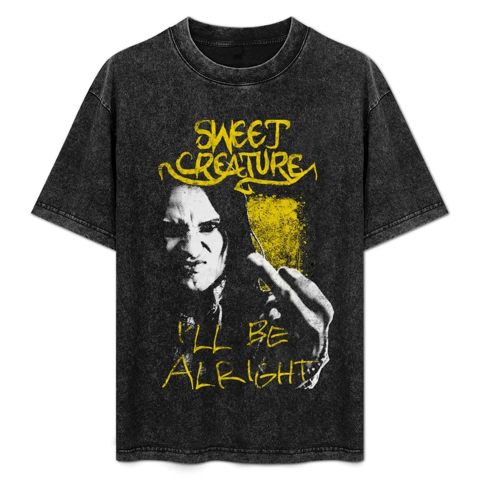 Sweet Creature Band - I'll be alright Black T-Shirt Casual Basic Street Style T-Shirt
Sweet Creature Band - I'll be alright Black T-Shirt Casual Basic Street Style T-Shirt