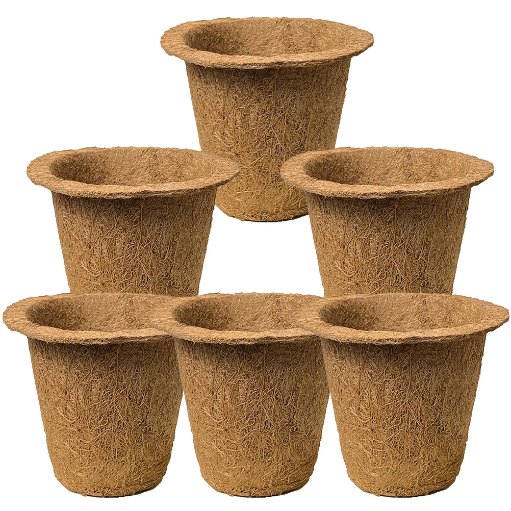 6PCS Coir Nutrition Cups Biodegradable Planting Flower Pots for Succulents Decor Nursery Pots Balcony Gardening
6PCS Coir Nutrition Cups Biodegradable Planting Flower Pots for Succulents Decor Nursery Pots Balcony Gardening
