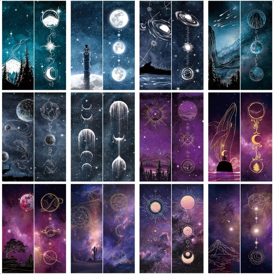 36 Pieces Space Theme Bookmarks DoubleSided Cool Space Moon Roaming and Stary Night Bookmark Bulk Bookmarks for Space Party Fav
36 Pieces Space Theme Bookmarks DoubleSided Cool Space Moon Roaming and Stary Night Bookmark Bulk Bookmarks for Space Party Fav
