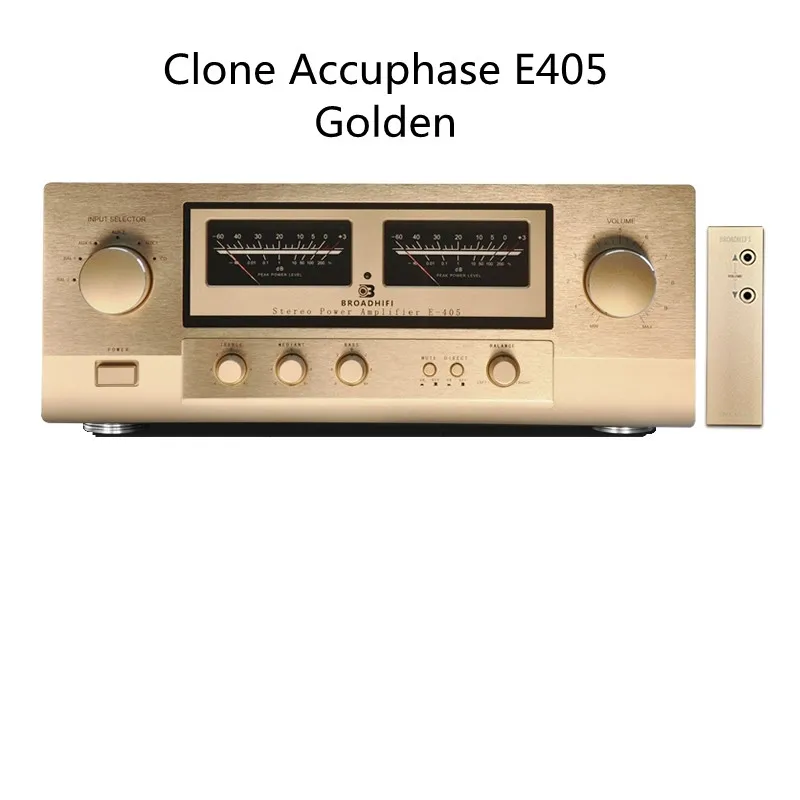 E405 HIFI High-power Power Amplifier Gold-sealed Tube with Remote Control Fully Balanced Integrated Amp
E405 HIFI High-power Power Amplifier Gold-sealed Tube with Remote Control Fully Balanced Integrated Amp
