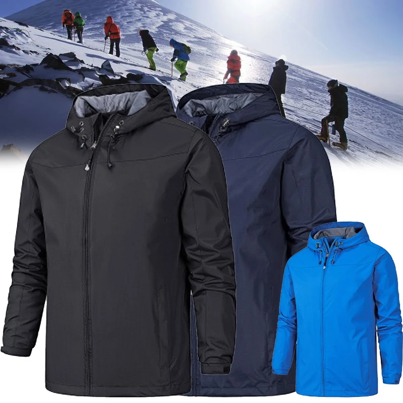 New Men's Soft Shell Mountaineering Jacket Men Outdoor Camping Hiking Climbing Coat Waterproof and Windproof Jackets
New Men's Soft Shell Mountaineering Jacket Men Outdoor Camping Hiking Climbing Coat Waterproof and Windproof Jackets