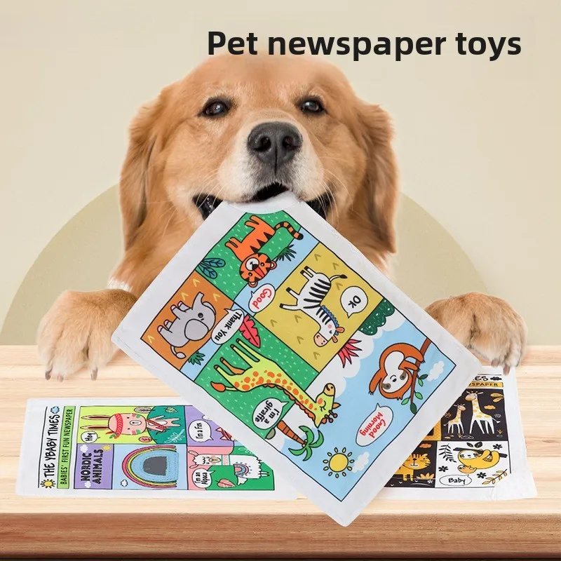 New Dog Sound Toy Simulation with Toothpaste Newspaper Pet Molars To Relieve Boredom Interactive Toy Pets Dogs Supplies
New Dog Sound Toy Simulation with Toothpaste Newspaper Pet Molars To Relieve Boredom Interactive Toy Pets Dogs Supplies
